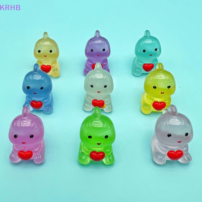 Krhb Set 5 Tượng Nhỏ Phát Sáng Trong Bóng Tối Trang Trí Tiểu Cảnh Craf Mới