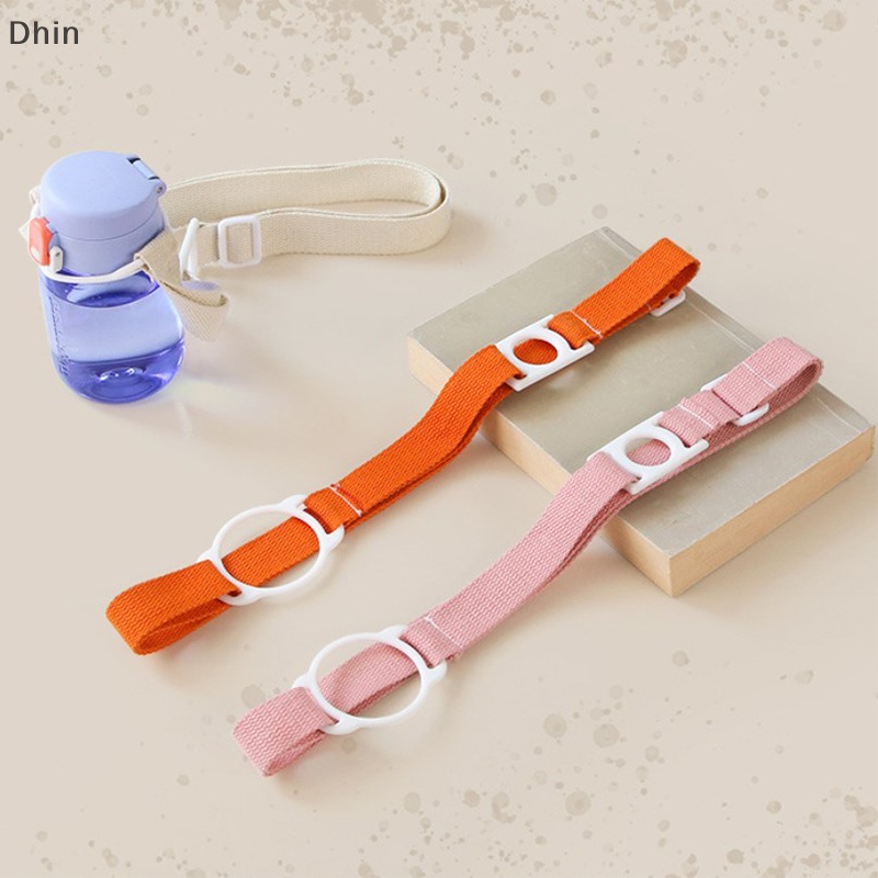 Dây Đeo Bình Nước Bằng Cotton Hai Lỗ Chống Rơi Tùy Chỉnh Tiện Dụng