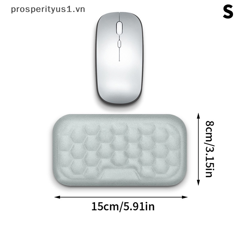 [prosperityus1] Miếng Lót Chuột Và Bàn Phím Bảo Vệ Cổ Tay Kết Cấu Cotton Mát Xa [VN]