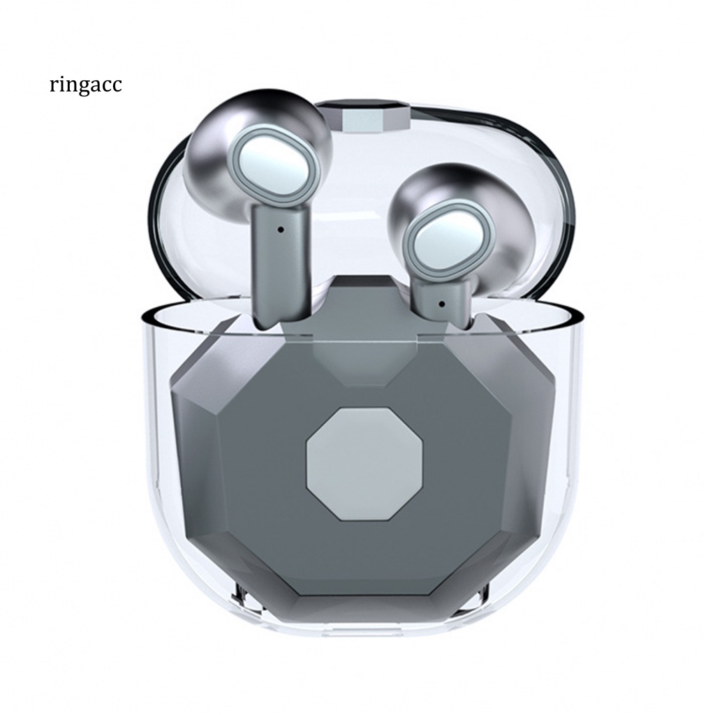 1 Cặp Tai Nghe Nhét Tai Nano3 Không Dây Chống Nước Trong Suốt Giảm Tiếng Ồn Điều Khiển Cảm Ứng