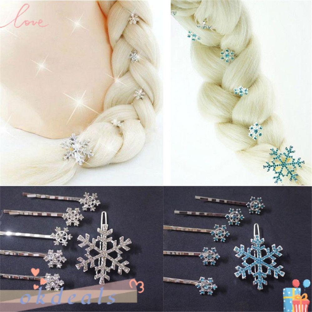 Bộ 6 Kẹp Tóc Lấp Lánh Thời Trang Cho Cô Dâu|Kẹp TóC KiểU DáNg Dễ Thương Cho Nữ