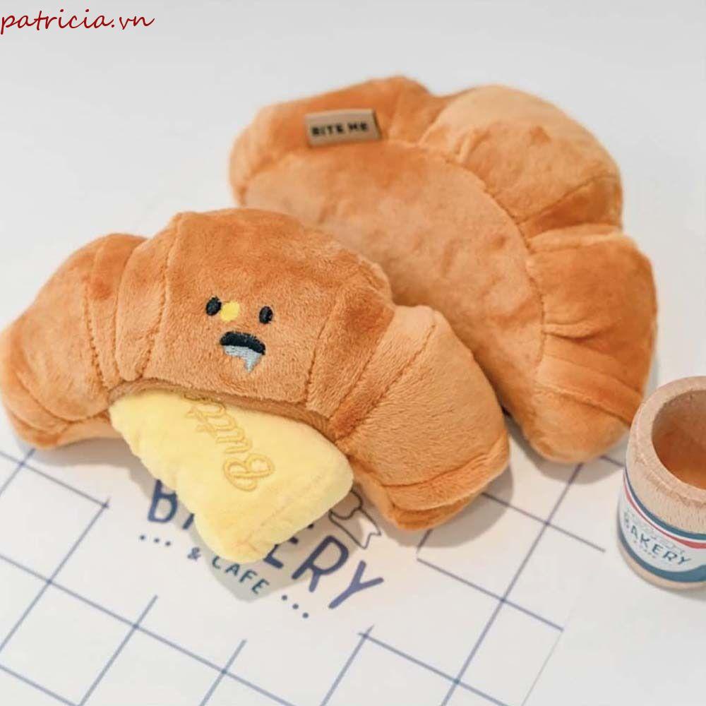 Đồ Chơi Nhồi Bông Hình Bánh Mì Sniffing Có Âm Thanh Vui Nhộn Cho Thú Cưng