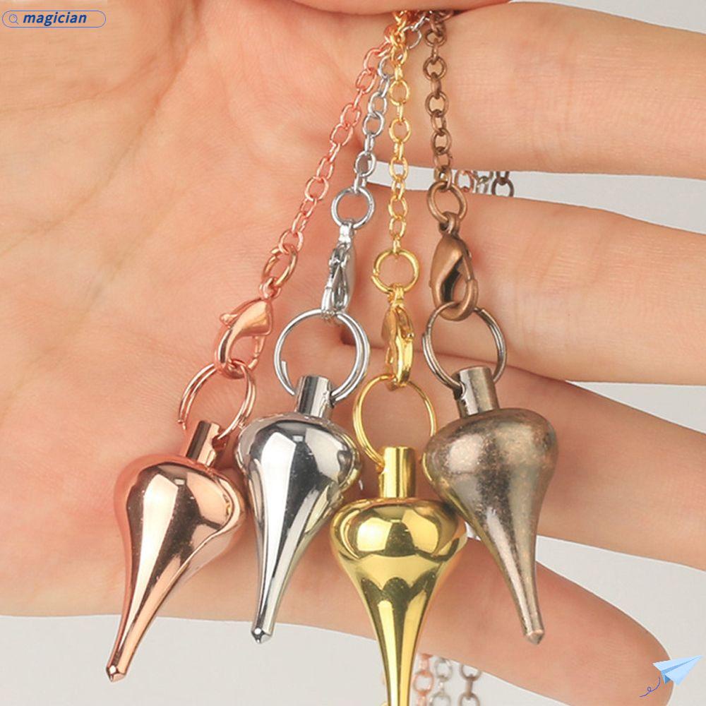 Dây Chuyền Mặt Quả Lắc Reiki Thời Trang|Dụng Cụ Chia Ngăn Bằng Đồng Cổ Điển Độc Đáo