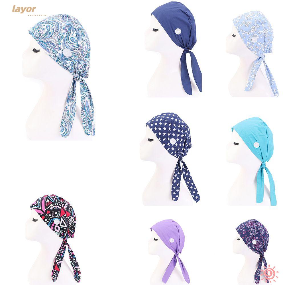 Lay Mũ Bác Sĩ Bằng Cotton Nguyên Chất Chăm Sóc Sức Khỏe Ngăn Ngừa