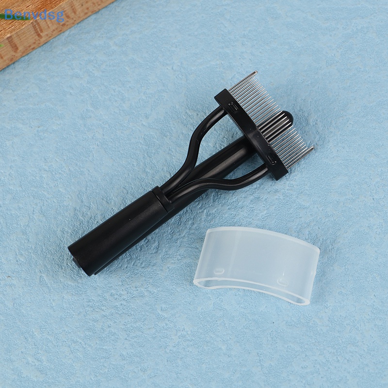 Kẹp Bấm Mi Bằng Kim Loại Màu Đen Thiết Kế Nhỏ Gọn Tiện Dụng