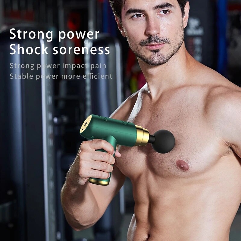 Súng Mát Xa Mini Tần Số Cao Giúp Giảm Đau Và Căng Thẳng Cơ Lưng / Toàn Thân Thiết Bị Tập Thể Dục