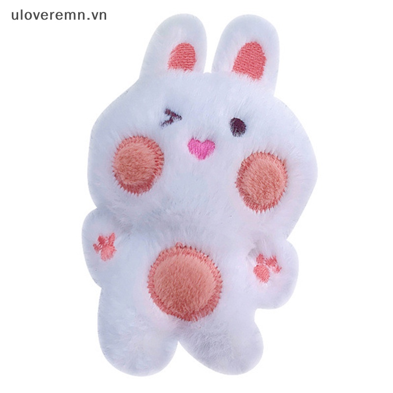 1 Móc Khóa Thỏ Nhồi Bông Dễ Thương