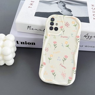 Ốp Điện Thoại Silicon Mềm Họa Tiết Chú Cún Nhỏ Và Hoa Xinh Xắn Cho Samsung Galaxy A51 A71 4G M40S A515F