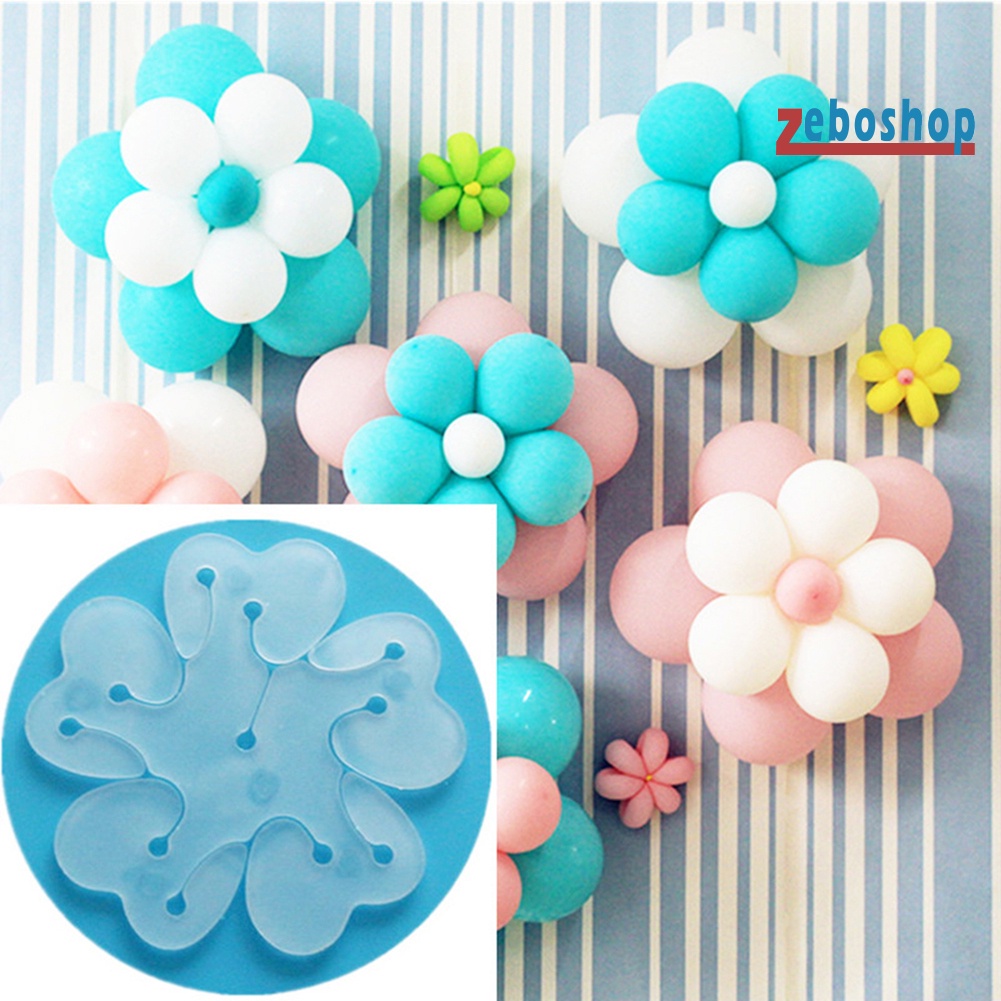 Set 10 Giá Đỡ Bong Bóng Hình Bông Hoa Độc Đáo Trang Trí Tiệc Cưới / Sinh Nhật