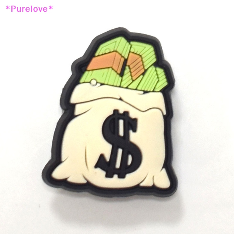 Set 15 Phụ Kiện Khóa Giày Bằng PVC Diy Dành Cho Bé Mới