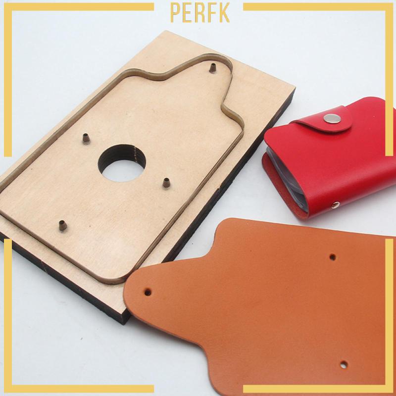Khuôn Cắt Giấy / Ví Da / Thẻ Bằng Gỗ Gấp Gọn DIY
