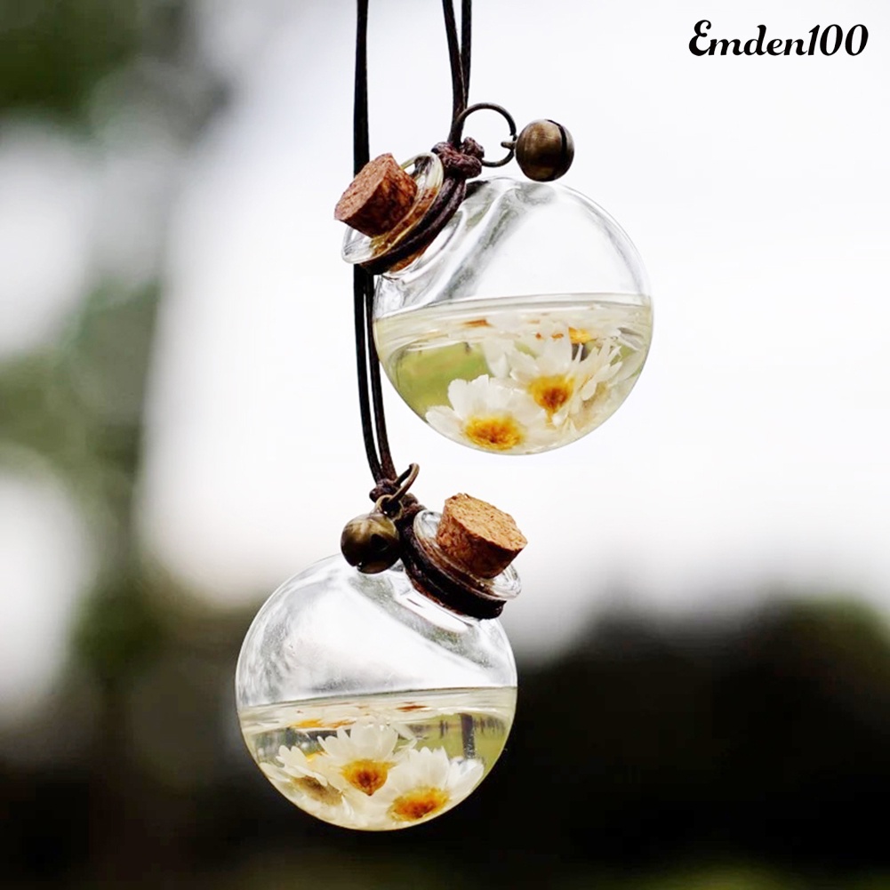 Lọ Rỗng Trong Suốt Đựng Nước Hoa Treo Xe Hơi / Nhà Cửa