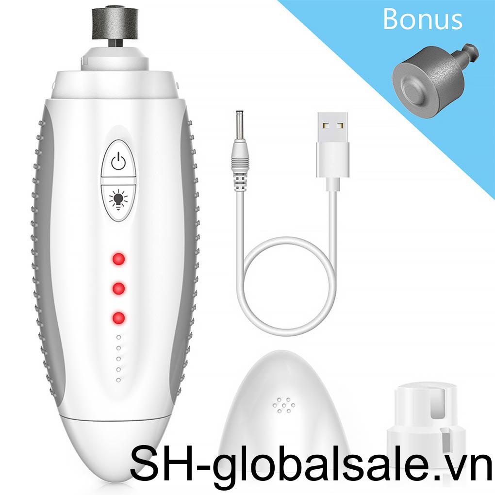 Tông Đơ Tỉa Lông Cho Thú Cưng Kèm 2 Đầu Mài Và Dũa Đèn LED