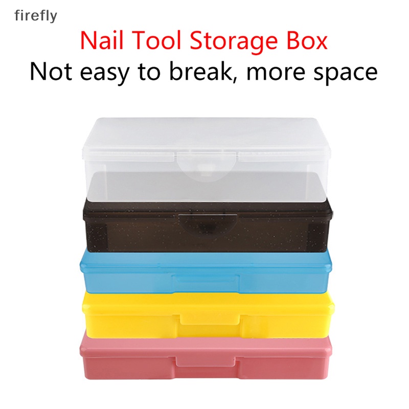 Hộp Đựng Phụ Kiện Làm Móng Bằng Nhựa PP Chống Bụi Tiện Dụng