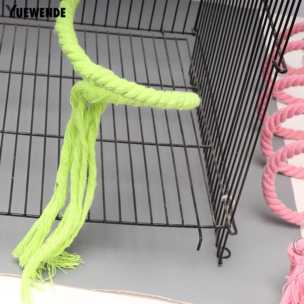 Đồ Chơi Dây Thừng Hình Xoắn Ốc Màu Sắc Tươi Sáng Chống Mài Mòn Giảm Căng Thẳng Cho Chim Vẹt