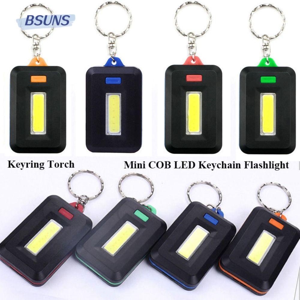 Set 2 Đèn Pin Mini 4 Màu Di Động Kèm Móc Khóa Đa Ứng Dụng