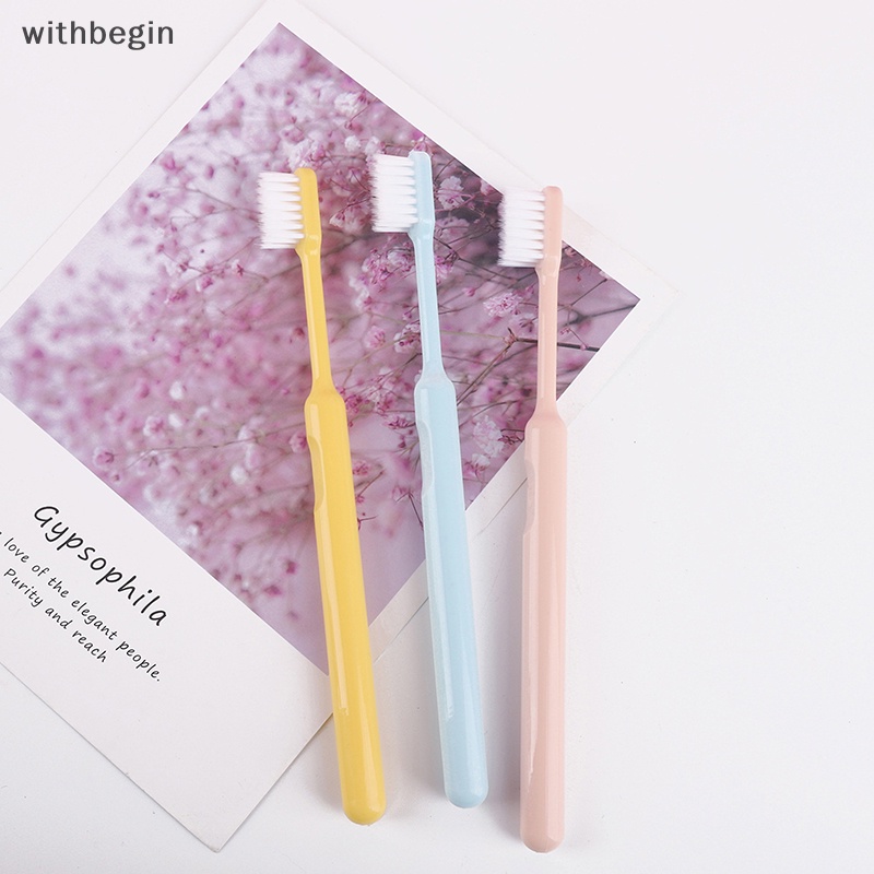 Bộ 10 Bàn Chải Đánh Răng Lông Mềm Màu Kẹo Ngọt Dành Cho Người Lớn