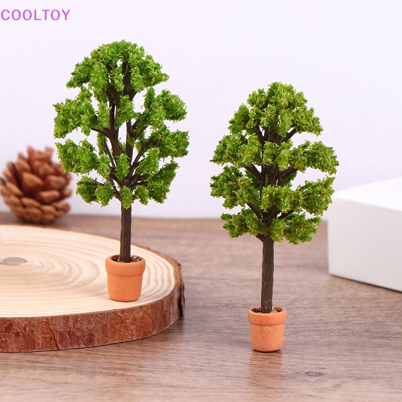 1 Mô Hình Cây Xanh Trang Trí Nhà Búp Bê Tỉ Lệ 1: 12