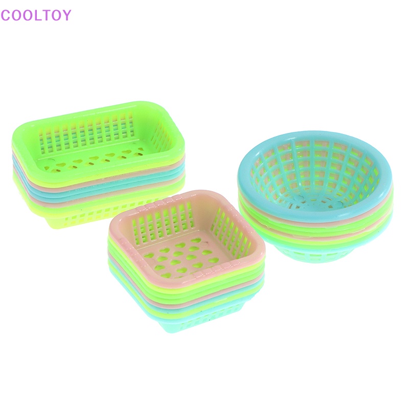 Bộ 5 Giỏ Đựng Rau Củ Quả Đồ Chơi BúP Bê Tỷ Lệ 1: 12