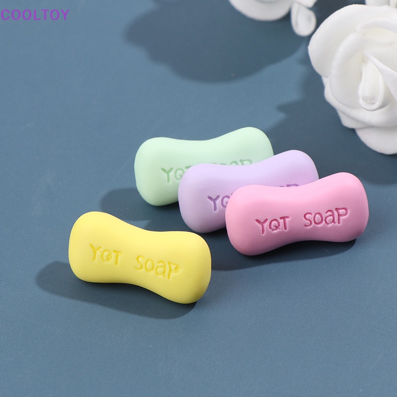 Set 4 Xà Phòng Mini Tỉ Lệ 1 / 12 Cho Nhà Búp Bê