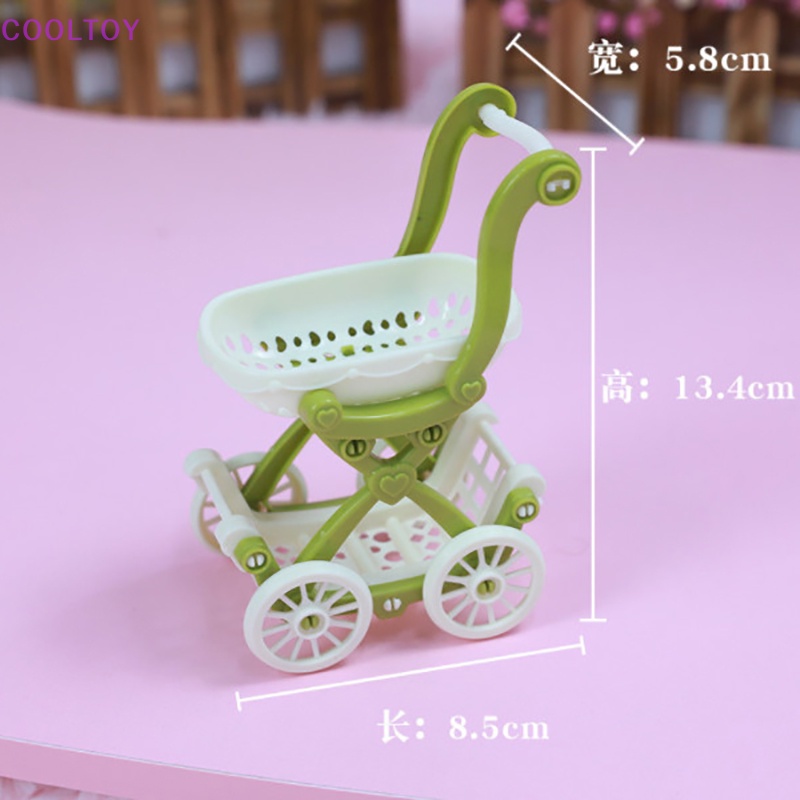 Cooltoy Mô Hình Xe Đẩy Siêu Thị Mini Trang Trí Nhà Búp Bê