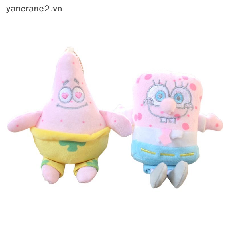 Búp Bê Nhồi Bông Đồ Chơi Mềm Mại Hình Spongebob Patrick Patrick Ngôi Sao Treo Ba Lô / Móc Khóa Trang Trí Xe Hơi {yancrane2.vn} Làm Quà Tặng Trẻ Em {Yanc
