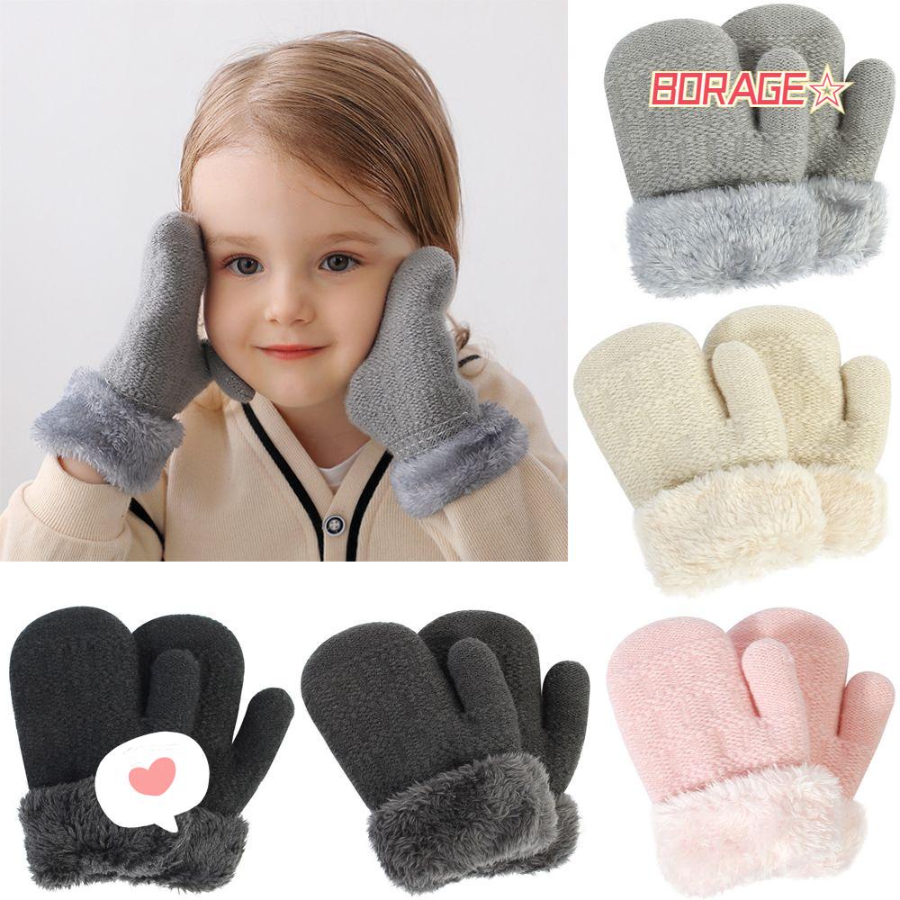 Găng Tay Giữ Ấm Hoạt Hình Dễ Thương Cho Bé