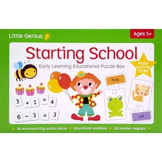 Little Genius: Starting School Early Learning Educational Puzzle Box