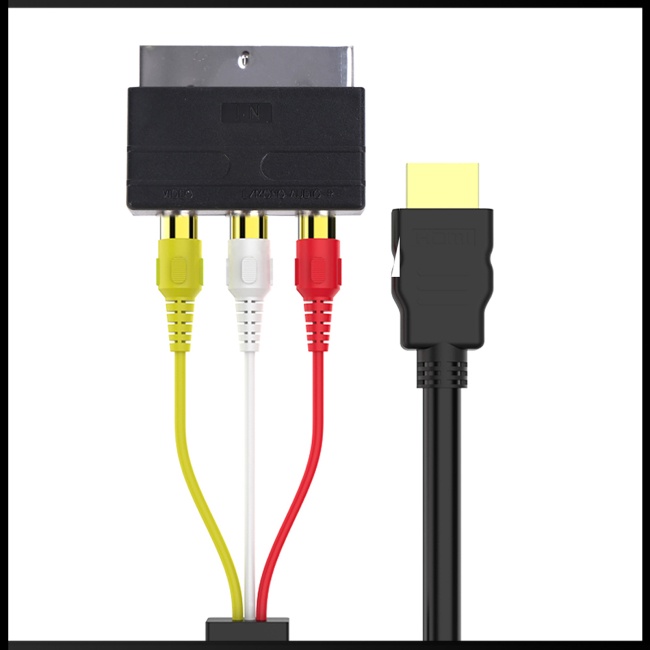 Cáp Chuyển Đổi Hdmi 5v Sang 3rca Av Scart Chuyên Dụng Cho Máy Chiếu Gia Đình