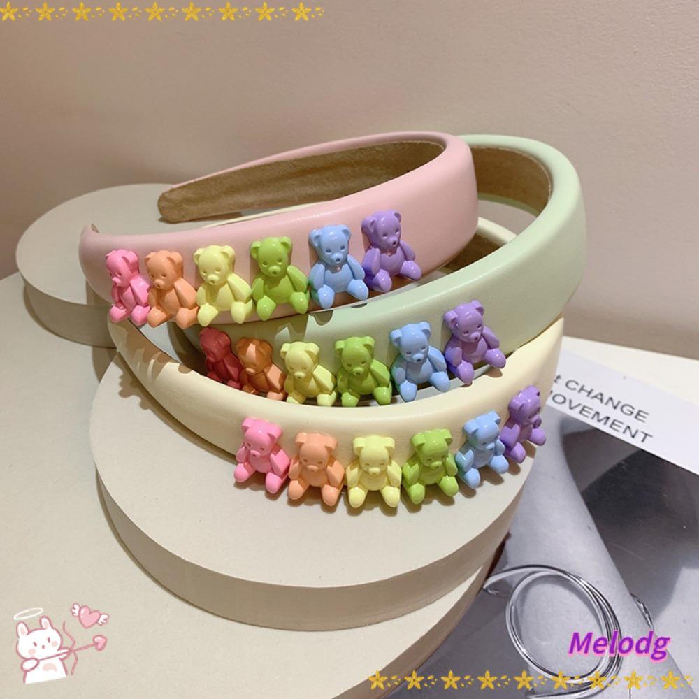 MELODG Băng Đô Cài Tóc Hình Gấu Dễ Thương