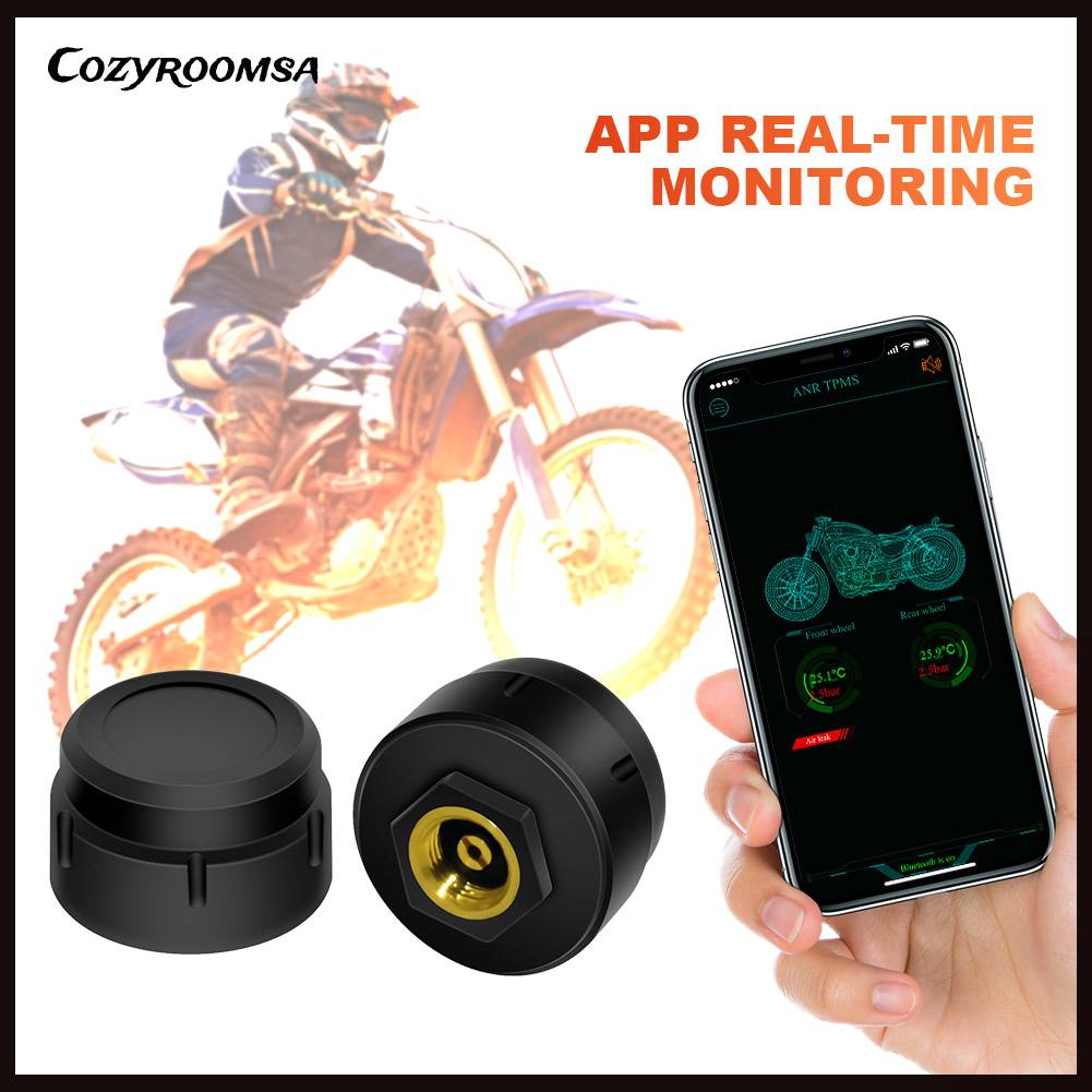 Cảm Biến Áp Suất Lốp TPMS Tiết Kiệm Nhiên Liệu Mini Cho Xe Mô Tô