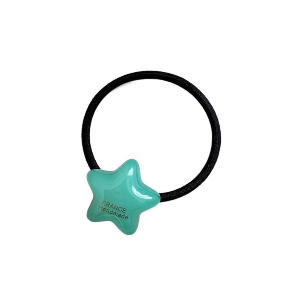 Dây Cột Tóc Bằng Acrylic Màu Sắc Ngọt Ngào Xinh Xắn Cho Nữ