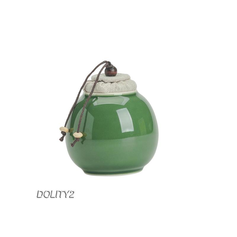 Bộ 2 Hũ Đựng Trà Bằng Sứ Cao 9.5cm