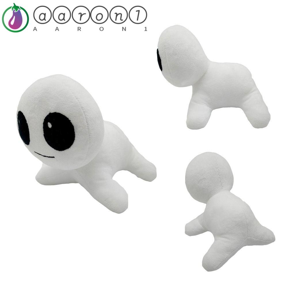 Aaron1 Gối Nhồi Bông Mềm Hình Đôi Mắt Trắng Hoạt Hình Trang Trí Nhà Cửa