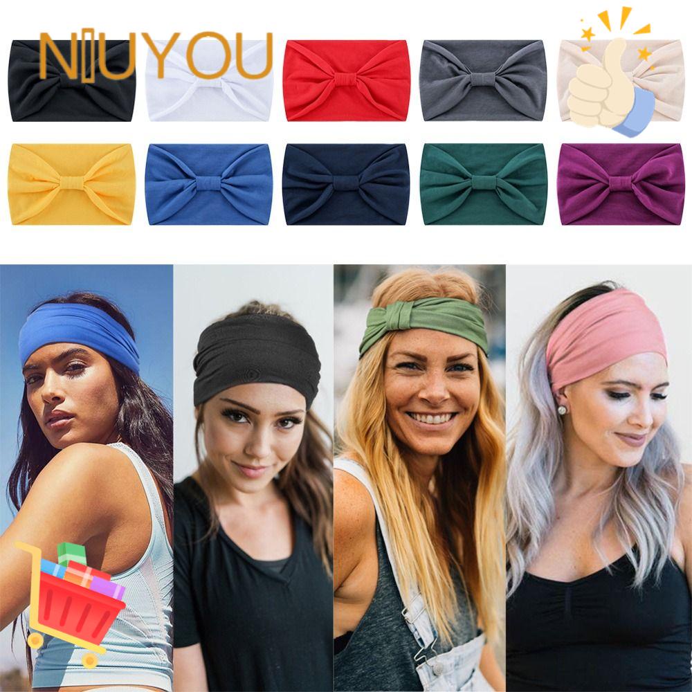 Băng Đô Co Giãn Thấm Hút Mồ Hôi Tiện Dụng Cho Nam Và Nữ Tập Gym / Yoga