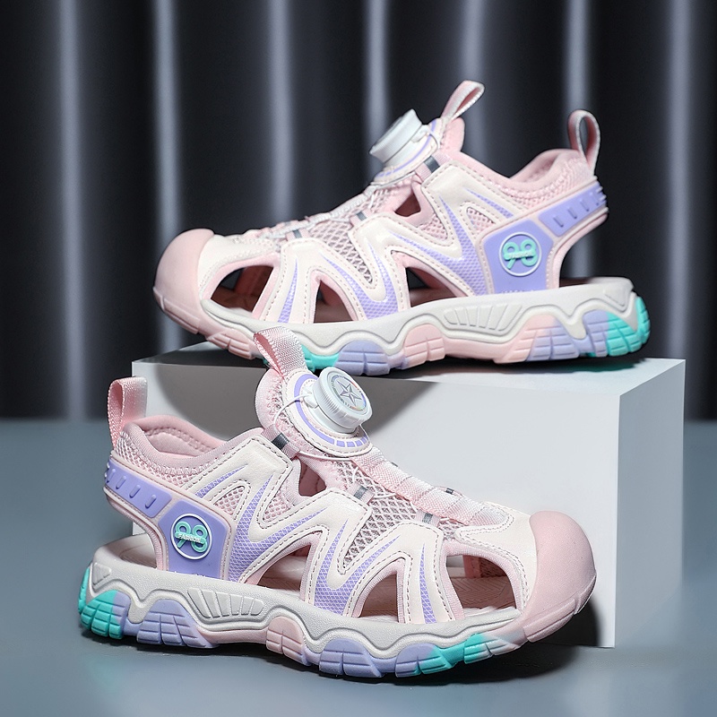 Xăng đan Da Đế Mềm Chống Trượt Thoải Mái Thời Trang Đi Biển Mùa Hè Cho Bé Trai