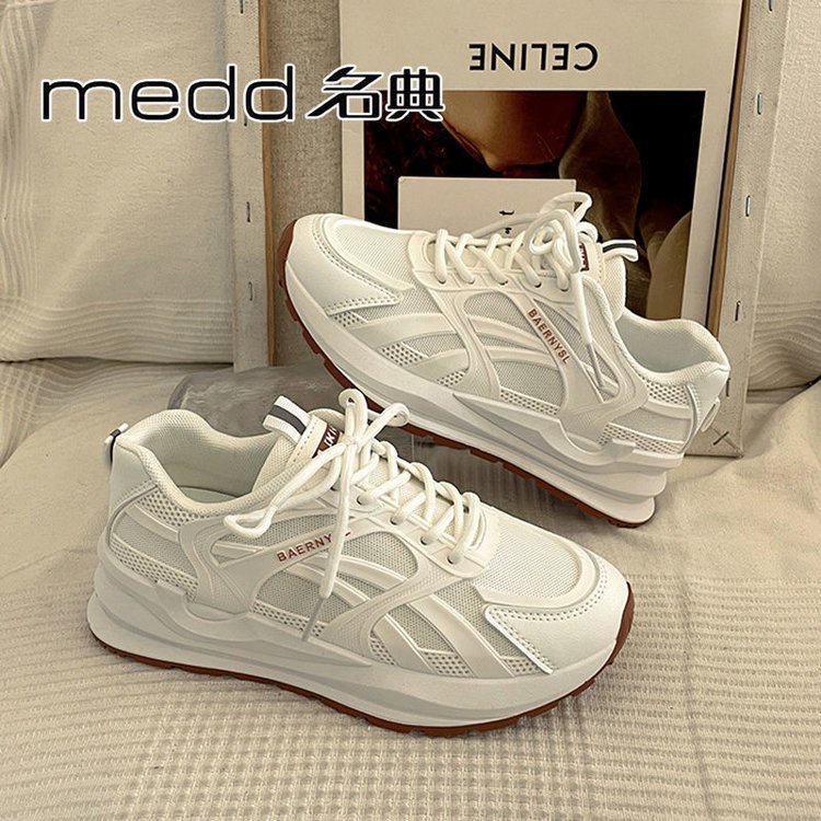 Giày Thể Thao Đế Dày Phối Lưới Thoáng Khí Thời Trang Mới Cho Nữ