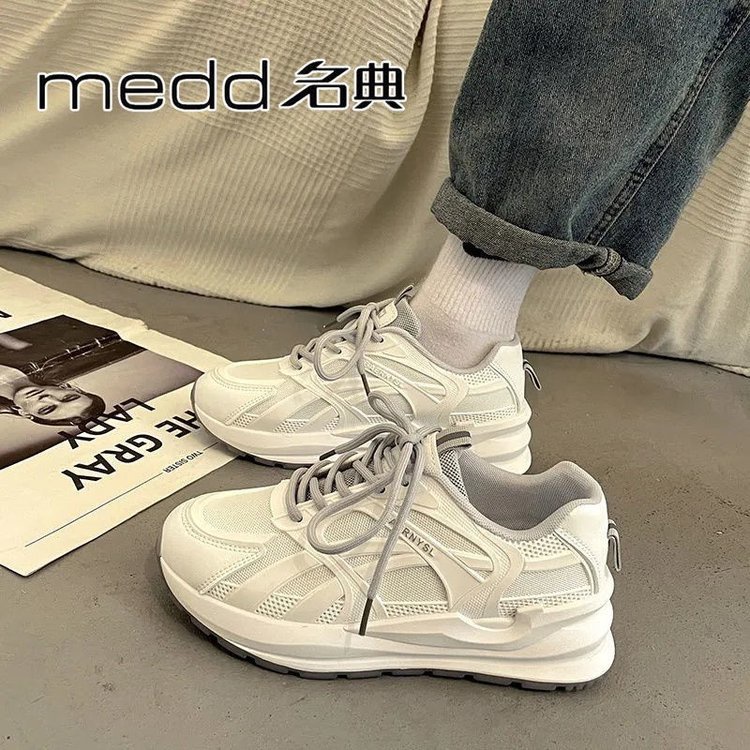 Giày Thể Thao Đế Dày Phối Lưới Thoáng Khí Thời Trang Mới Cho Nữ