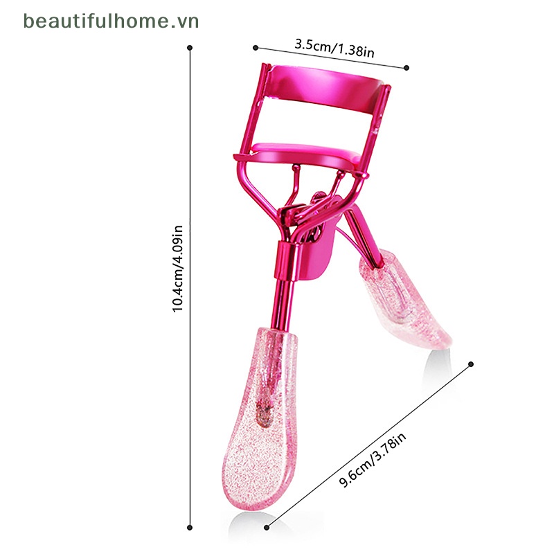 Kẹp Uốn Mi Bằng Thép Carbon Bền Với 2 Miếng Đệm Silicone