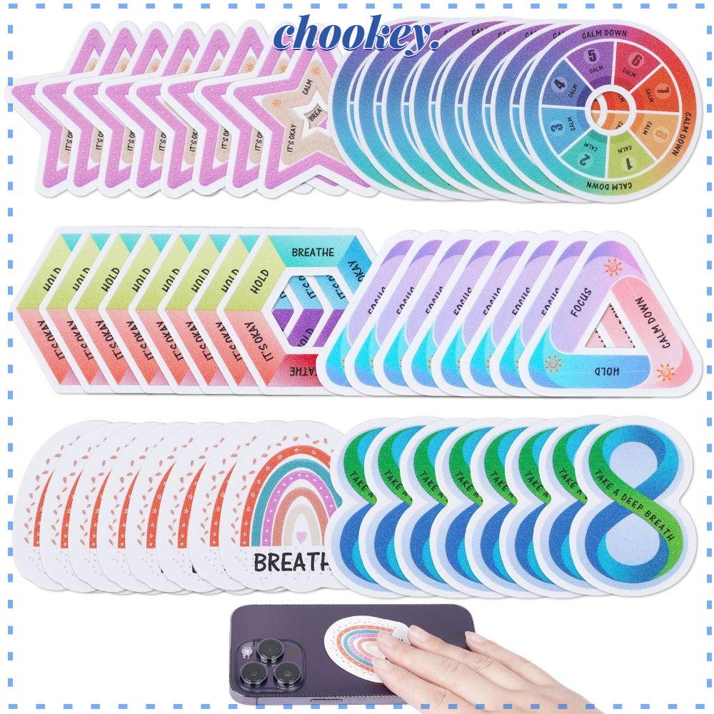 Miếng Dán Bình Tĩnh 6 Kiểu Có Thể Tái Sử Dụng Giúp Giảm Căng Thẳng