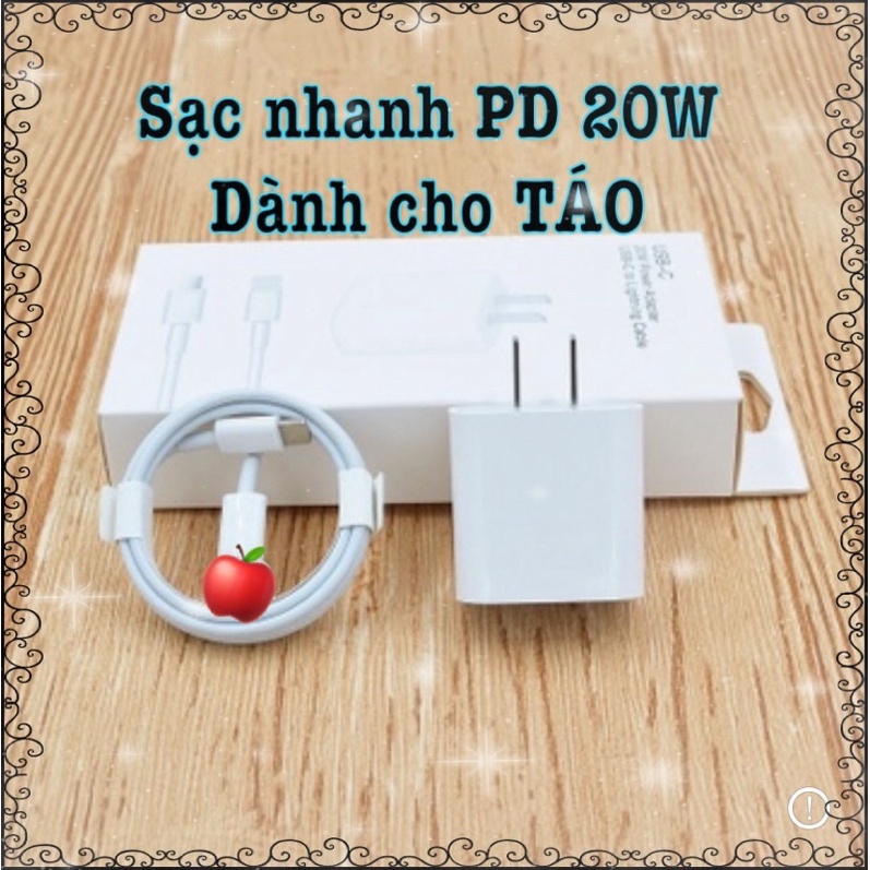 [Loại Tốt] Bộ Sạc Nhanh PD 20W USB-C (Bảo Hành 12 Tháng) | BigBuy360 - bigbuy360.vn