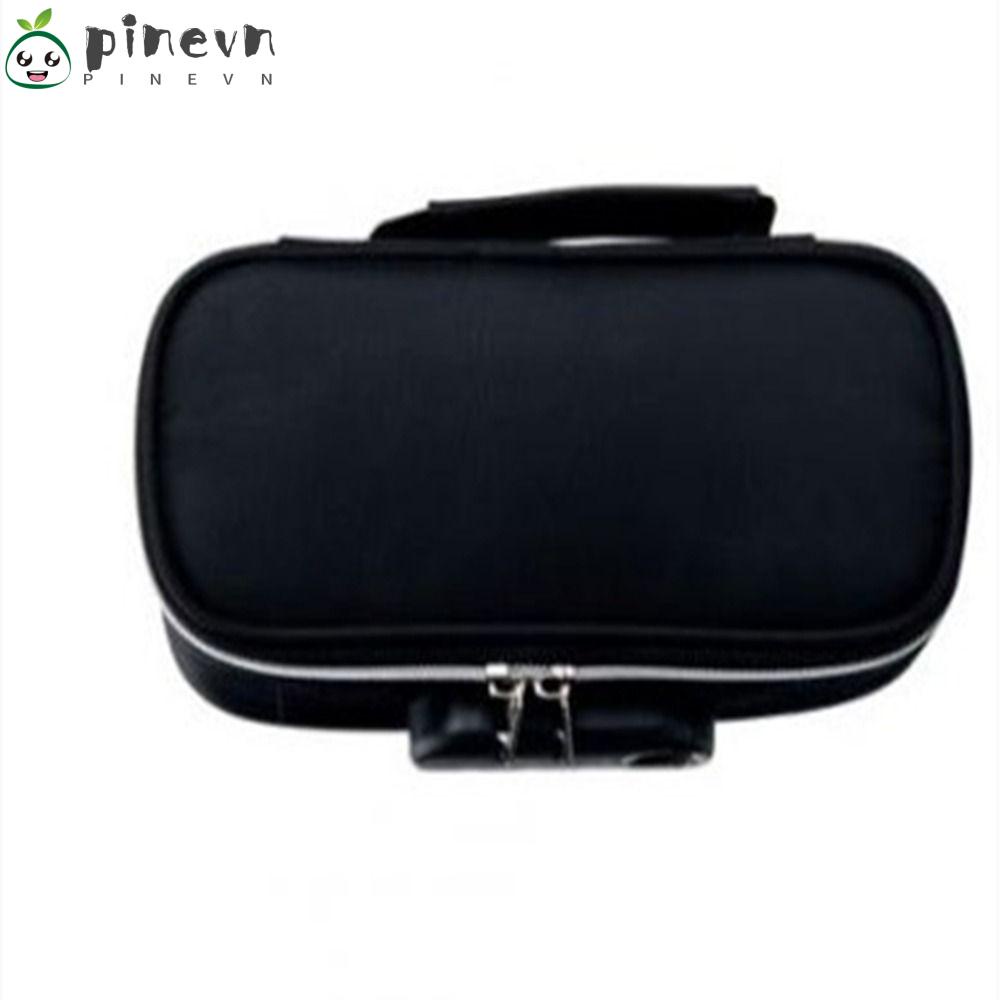 Túi Đựng Bút Bằng Vải Canvas Ba Lớp Họa Tiết Dễ Thương