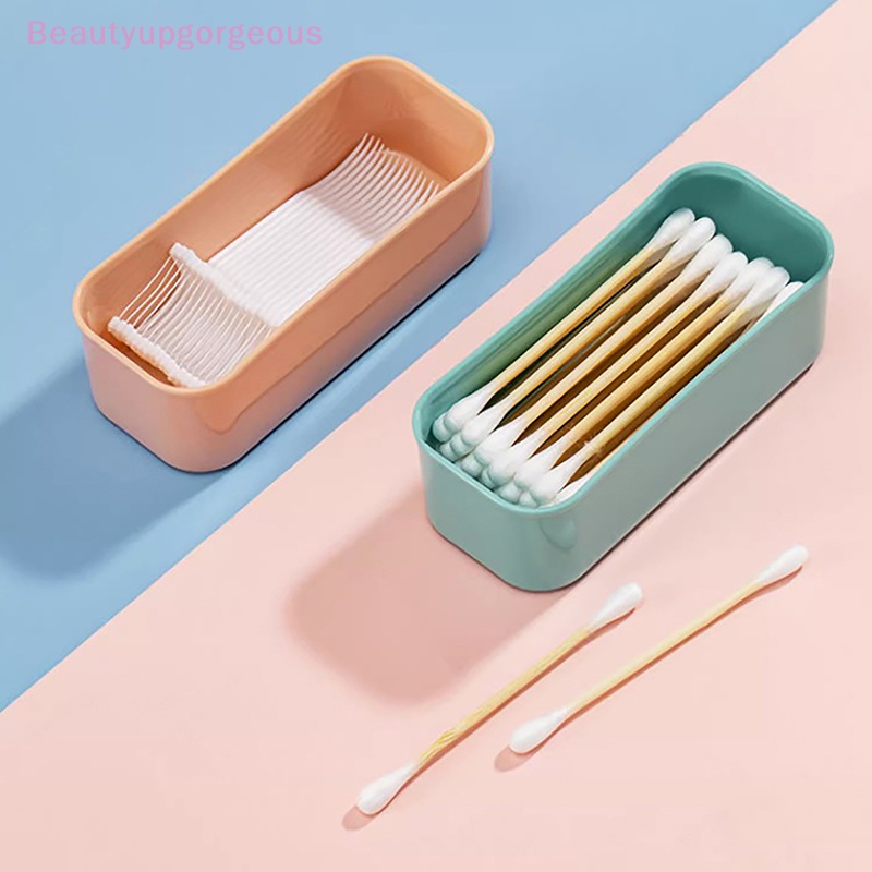 Hộp Đựng Tăm Bông / Chỉ / Tai Nghe Chống Bụi Bẩn Nhỏ Gọn Tiện Lợi Dành Cho Đi Du Lịch