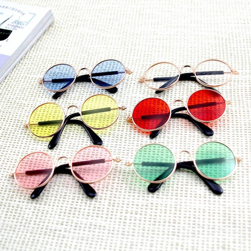 1 Kính Mát Hình Mắt Mèo Dễ Thương Dùng Chụp Ảnh Cho Thú Cưng Mắt Kính Trang Trí Chụp Ảnh Cần Thiết Cho Thú Cưng Dễ Thương