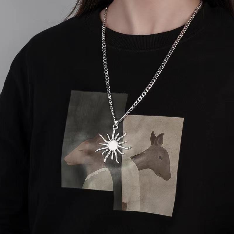 Vòng cổ Hình Mặt Trời Phong Cách Hip Hop Thời Trang Cho Nam Và Nữ