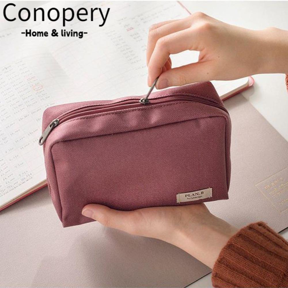 CONOPERY Túi Đựng Đồ Dùng Bằng Vải Oxford Có Khóa Kéo Tiện Dụng|Hộp Đựng Dây Cáp Gọn Gàng Tiện Dụng