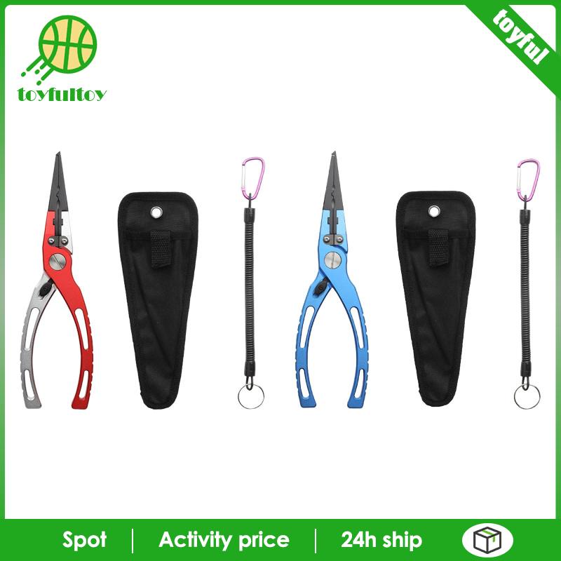 Kìm Gỡ Lưỡi Câu Cá Trọng Lượng Nhẹ Kèm Túi Đựng Tiện Dụng