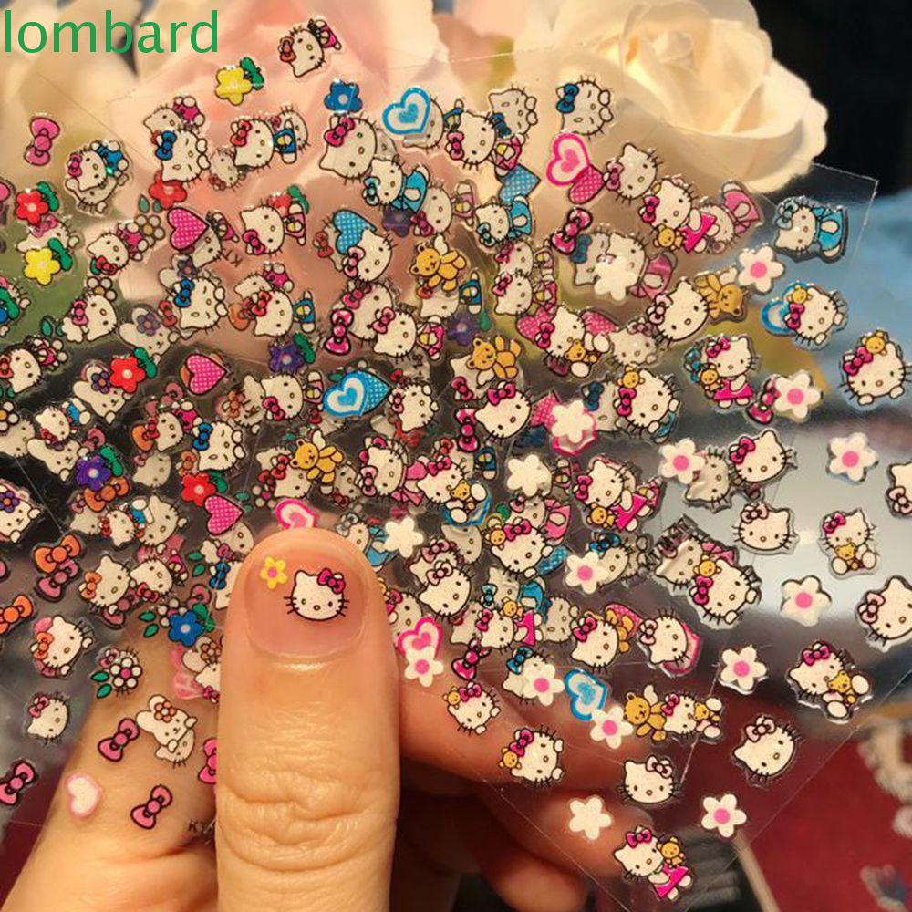 Miếng Dán Trang Trí Móng Tay Tự Dính Họa Tiết Hoạt Hình Dễ Thương Dành Cho Nữ