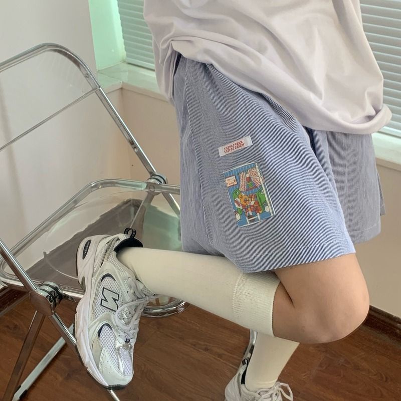 Quần ngắn ống rộng Plus Size Thời Trang Mùa Hè Cho Nữ