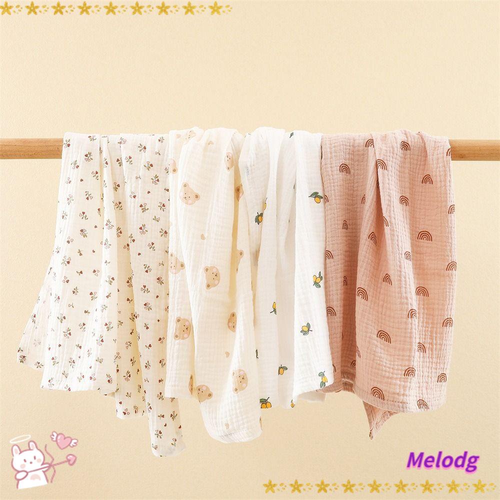 MELODG Vỏ Chăn Quấn Em Bé Bằng Vải Cotton In Hoa